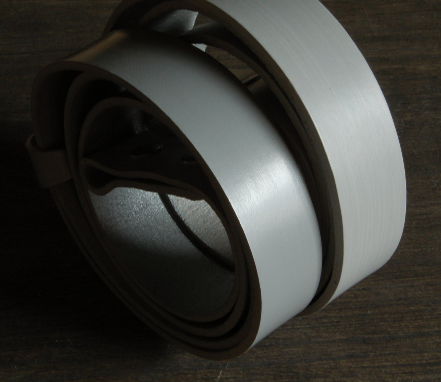 Dark Grey Belt, Light Grey Belt, Medium Grey Belt, 1-1/4" or 1-1/2" Hand Dyed Gray Leather Belt, INTERCHANGEABLE Belt w/ Snaps, Custom Cut