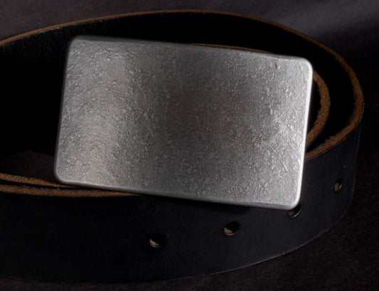 Raw Stainless Belt Buckle, Hypoallergenic, Canadian Silver For 1.5" Belt for Jean, Men's Buckle, Women's Buckle, Original Buckle w/ Gift Bag