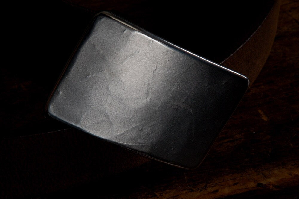 Jack Frost Silver Suit Belt Buckle - Hypoallergenic Stainless Steel - Classic Men's Buckle - Accessories - Signed Original Fits 1-1/4" Belt