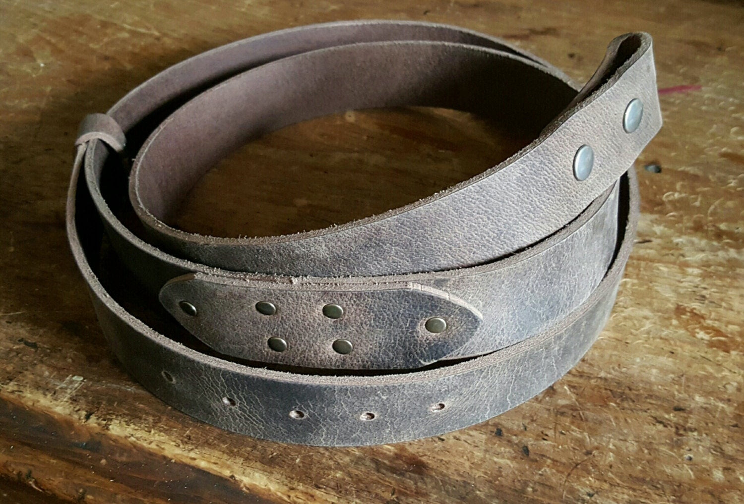 OVERSIZED Leather Belts Custom Belt,Waist Sizes 50" or More, Made to Measure. Reinforced Belt Design for Jeans and Motorcycle, Custom Cut
