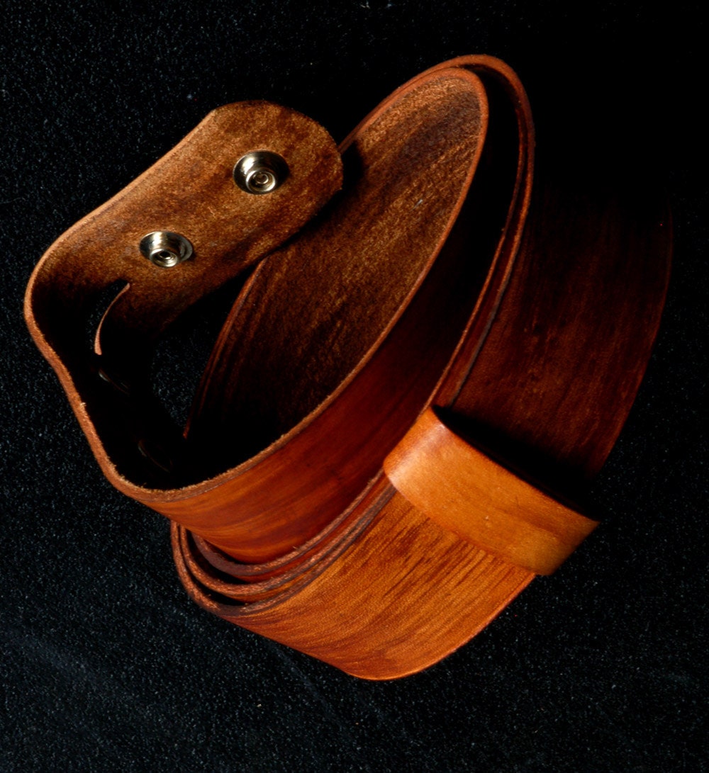 Unisex Snap Belt Hand Dyed Leather Belt Colored Belts, Belt with Snaps, Colored Belt Belt for Jean Belt for Suit Belt for Golf