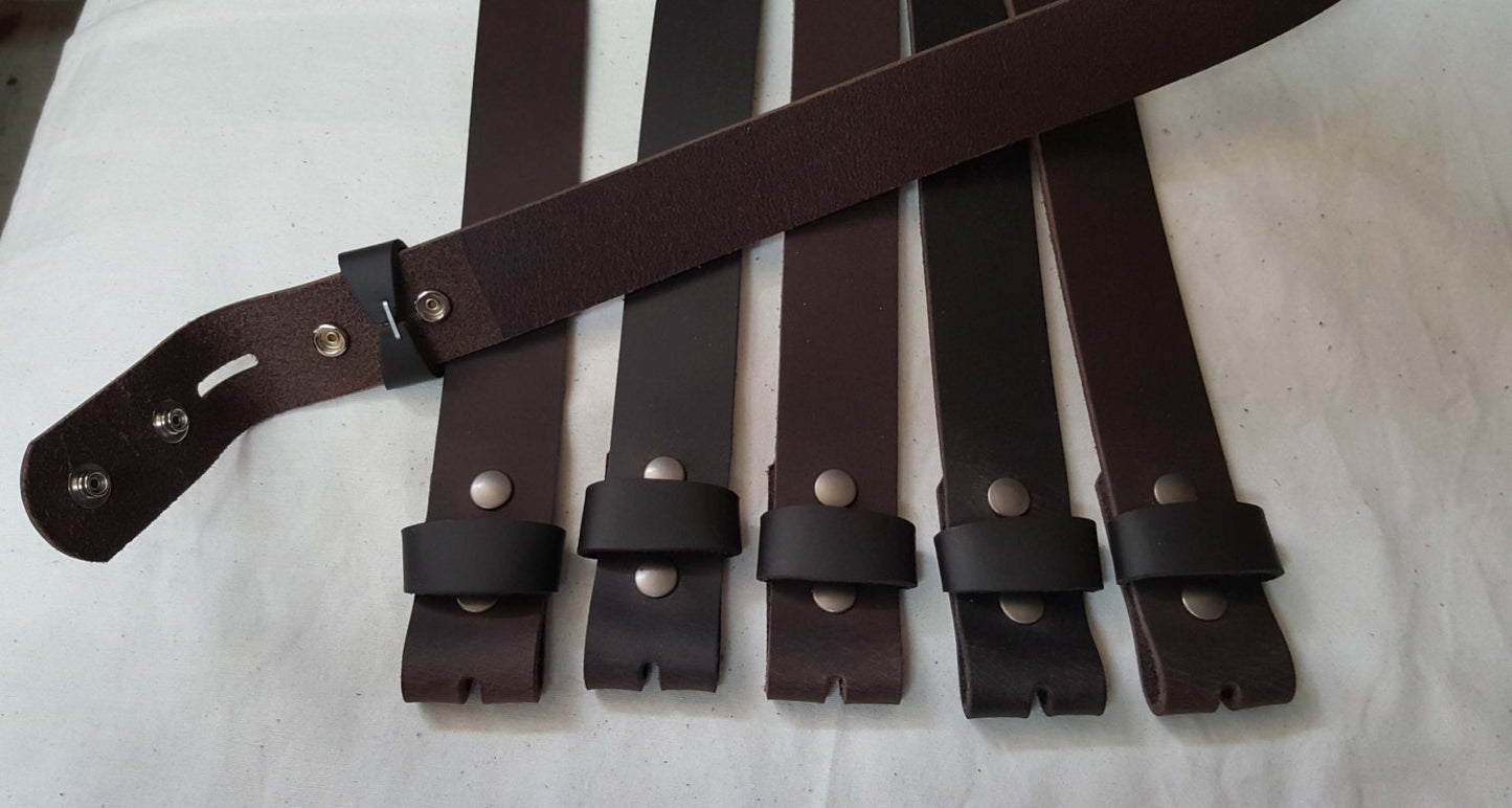 Wedding Belts Dark Brown Leather Belts Suit Belt Jean Belt Made to Measure Custom Cut Leather Snap Belt Unisex Leather Belt Kid Belt