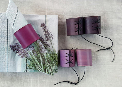 Leather Napkin Ring, Chartreuse, Purple, Orange, Sand, Casual Dining ~ Alfresco ~ Housewarming ~ Hostess Gift ~ Home Decor ~ Christmas Gift