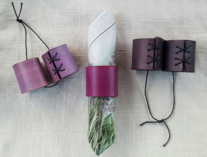 Leather Napkin Rings ~ Variety Colours Tan, Orange, Chartreuse, Purple Dining ~ Housewarming ~ Hostess Gift ~ Home Decor ~ Kitchen Accessory