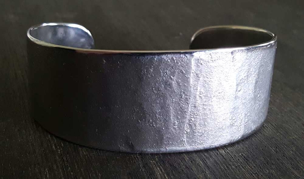 Silver Bracelet, Hypoallergenic Cuff, Stainless Steel Bracelet, Hand Forged Cuff, Unisex Jewelry, Signed Original Cuff, Custom Sizes Avail.
