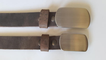 Father & Son Belt and Buckle Set Your Choice Belt Colour Unisex Accessories Daddy and Me Gifts ~ Unique Family Gifts ~ Gift Bags Incl.
