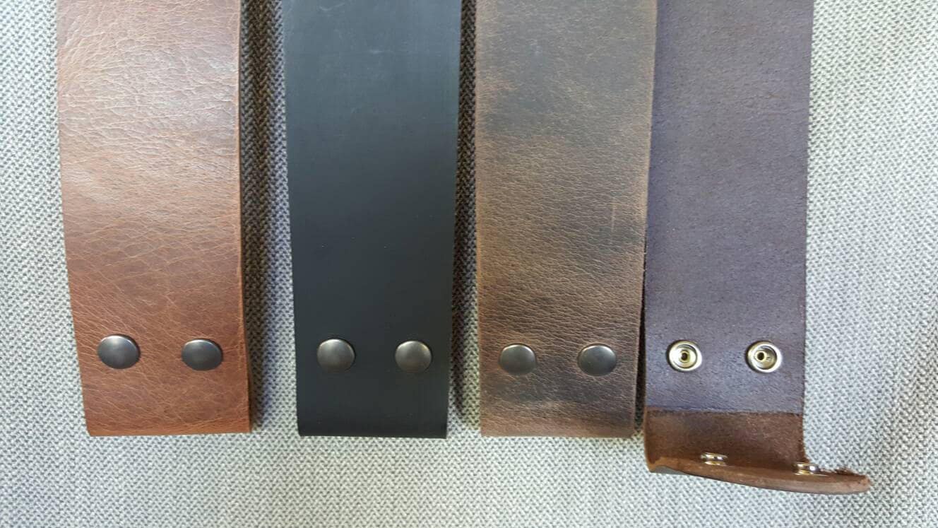 Belt 1-3/4" INCH Leather Belt for Jeans INTERCHANGEABLE Belt with Snaps Custom Leather Belts Men, Women & Kids Belts Cut to Your Waist Size