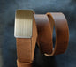Classic Belt and Buckle Brushed Stainless Steel Hypoallergenic for 1-1/4" Belt for Suit Unisex Accessories, Anniversary Gift & Gift Bag
