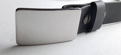 Mirror Polished Belt Buckle, Dress Buckle, Stainless Steel Buckle fits 1/4" Belt for Suits, Exclusive Golfer's Gift, Weddings, Chic Buckle