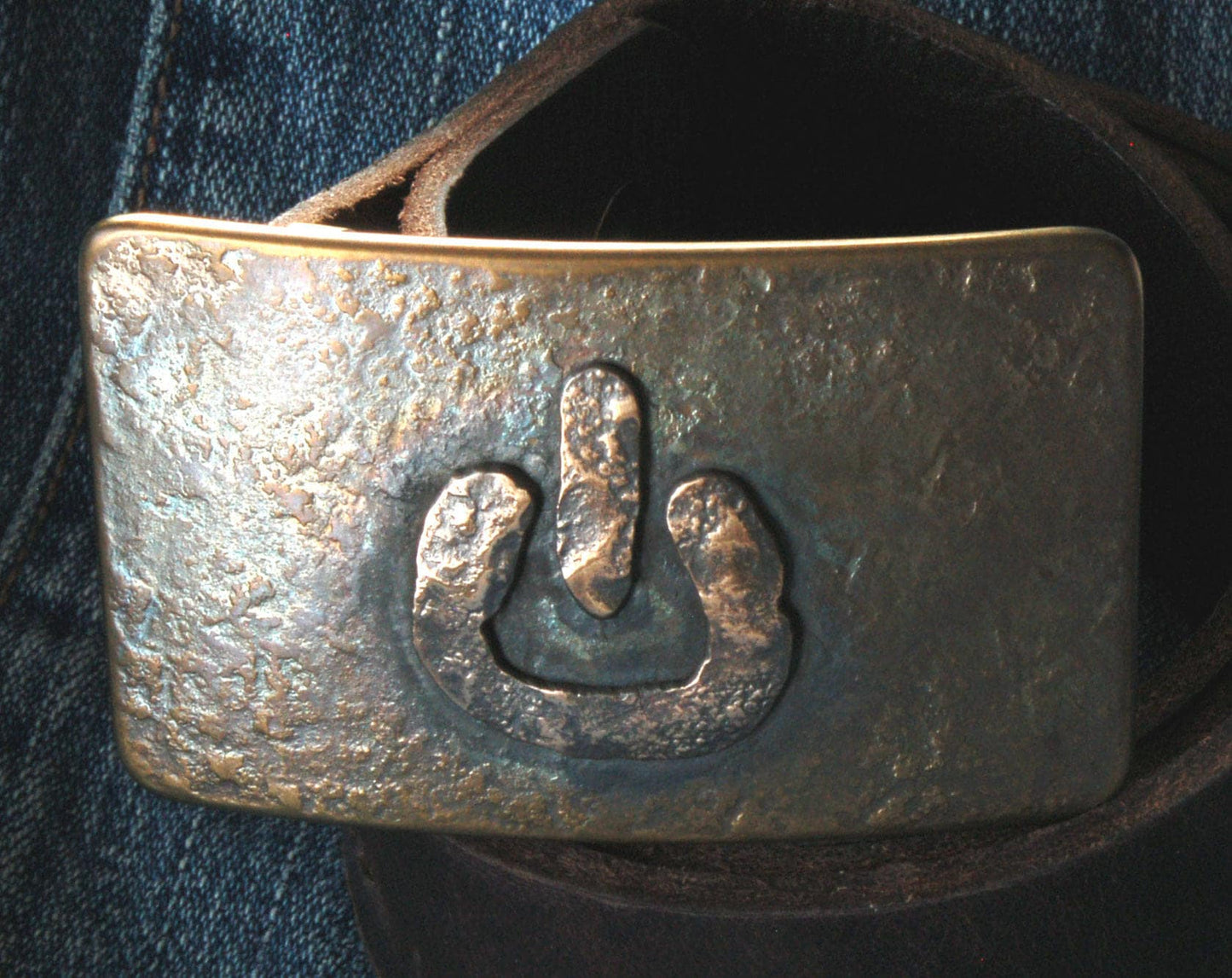 Computer Geek Belt Buckle Computer Accessory Power Button On/Off Tech Jewelry Unisex Gift Buckle for 1.5" Leather Belt Casual Friday