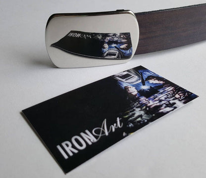 Dress Belt Buckle, High Polished Stainless Steel, Mirror Polished Stainless Steel Buckle fits 1/4" Belt, Boyfriend Gift, HYPOALLERGENIC