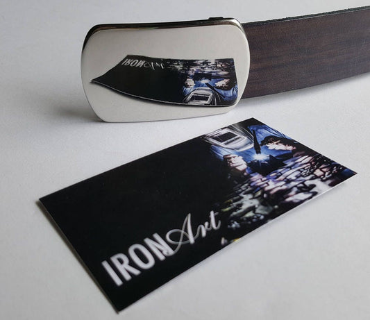Dress Belt Buckle, High Polished Stainless Steel, Mirror Polished Stainless Steel Buckle fits 1/4" Belt, Boyfriend Gift, HYPOALLERGENIC