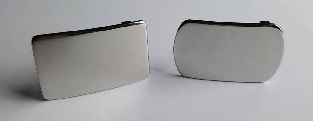 Dress Belt Buckle, High Polished Stainless Steel, Mirror Polished Stainless Steel Buckle fits 1/4" Belt, Boyfriend Gift, HYPOALLERGENIC