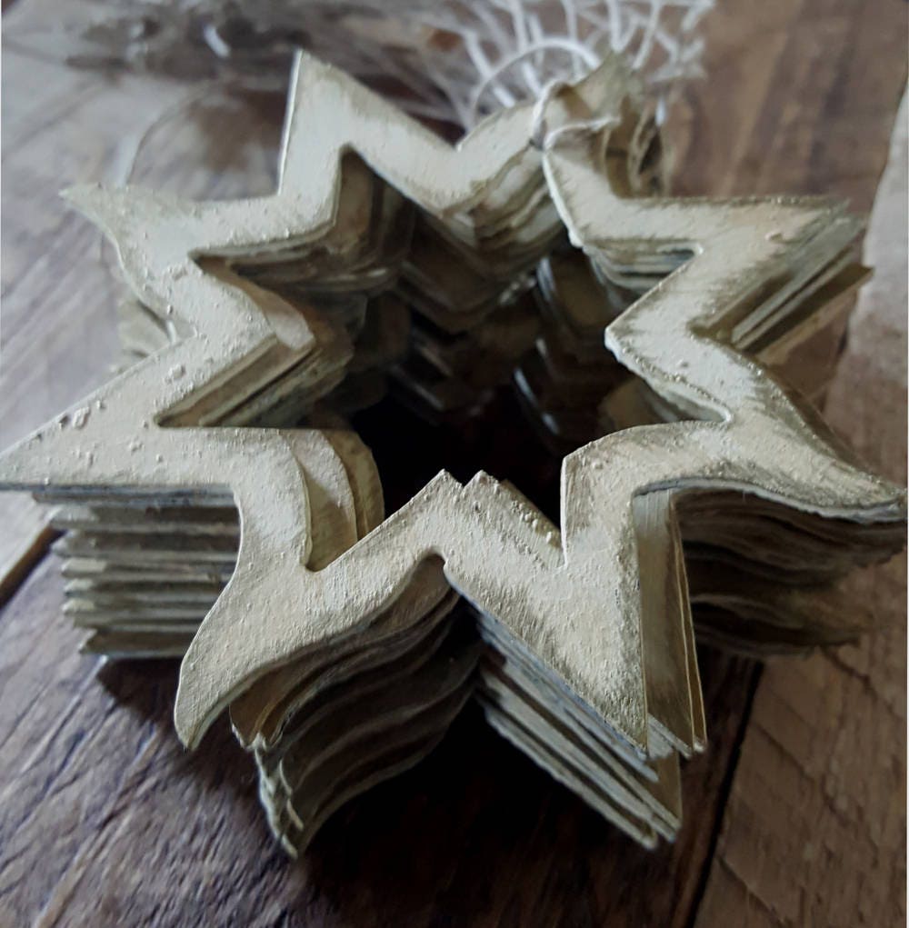 Ornament, Baby's First Christmas Ornament, Hand Painted Metal Star, Tree Ornament, Baby Shower Décor, Stocking Stuffer, Star Mantle Décor