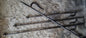 Fire Poker Hand Forged Fireplace Accessories Signed by Artist Robert Aucoin Customize with Initial Fire Pit Poker Custom Length Housewarming