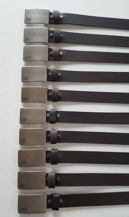 Customized Buckles & Belts, Personalized Groomsmen's Gifts, Monogrammed Wedding Keepsake, Groom and Groomsmen Gift, Boyfriend Gift, Best Man