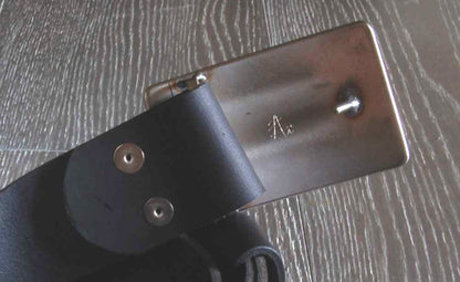 2" Wide Belt and Hand Forged Belt Buckle 5 Belt Colour Choices Outdoor Gear Workwear Heavy Duty Accessories, Unisex Gift
