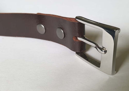 Belt & Buckle Set Choose from Five Colours 1-1/4" Belt and Buckle for Suits ~ Custom Cut Belt -Gift for Guys or Gals Belt with Snaps