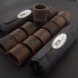 Napkin Rings, Black Leather, Hand Sewn, Wedding Table, Hostess Gift, Casual Dining, Alfresco, Housewarming Gift, Home Decor, Table Decor