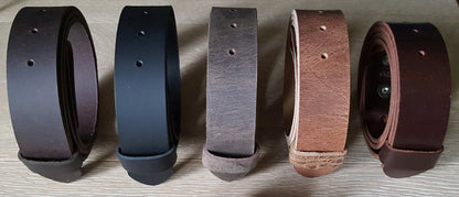 Gift for Guys Unisex Leather Belt with SNAPS for Jean Work Wear Custom Cut Leather Belt. Boyfriend Gift. 5 Colors, Made to Measure Belt,