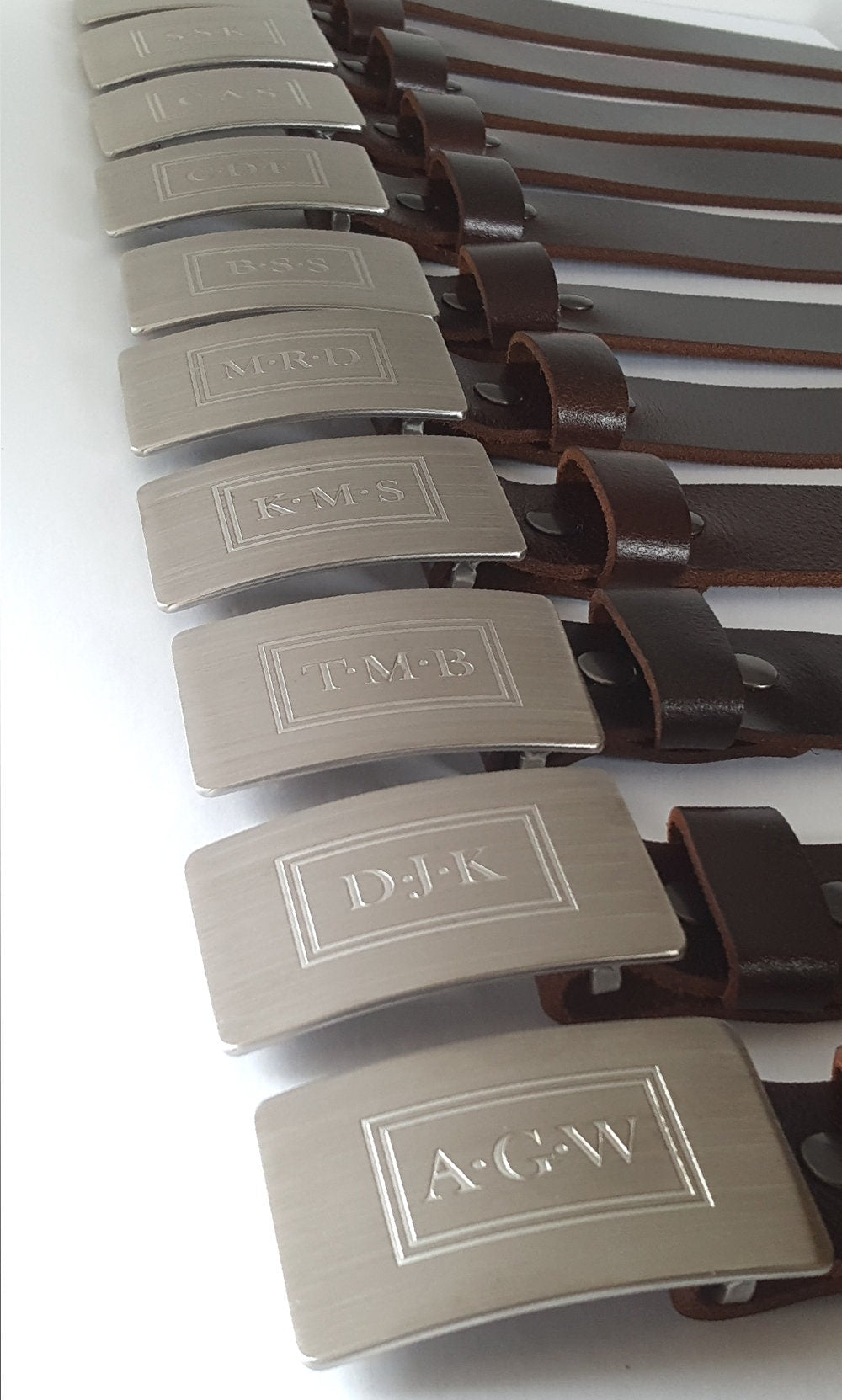 Personalized Monogrammed Belt & Buckle Set for Jeans, Casual Pant, Customized Gift, Monogram, Personalized Accessories, Gentlemen's Gifts