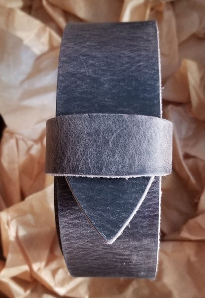 Gift Set of Five Leather Belts ~ Interchangeable Leather Belts with Snaps ~ 1.5" Wide for Jeans or 1.25" for Suits ~ Custom Cut ~ Gift Box
