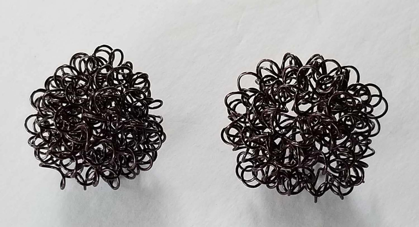 Wire Balls, Christmas Tree Ornaments, Twisted Metal, Metal Ornaments, Holiday Balls, Handmade Holiday Decorations, Commercial Interior Decor
