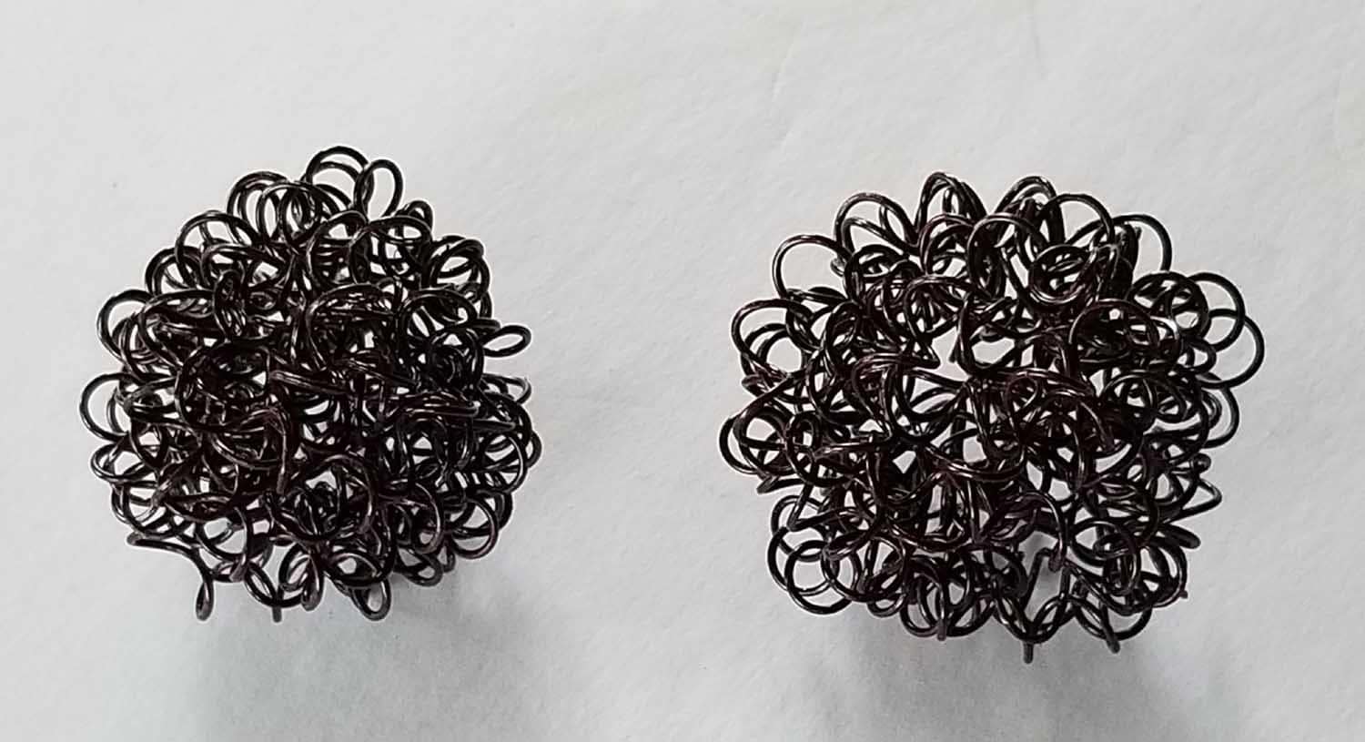 Wire Balls, Christmas Tree Ornaments, Twisted Metal, Metal Ornaments, Holiday Balls, Handmade Holiday Decorations, Commercial Interior Decor