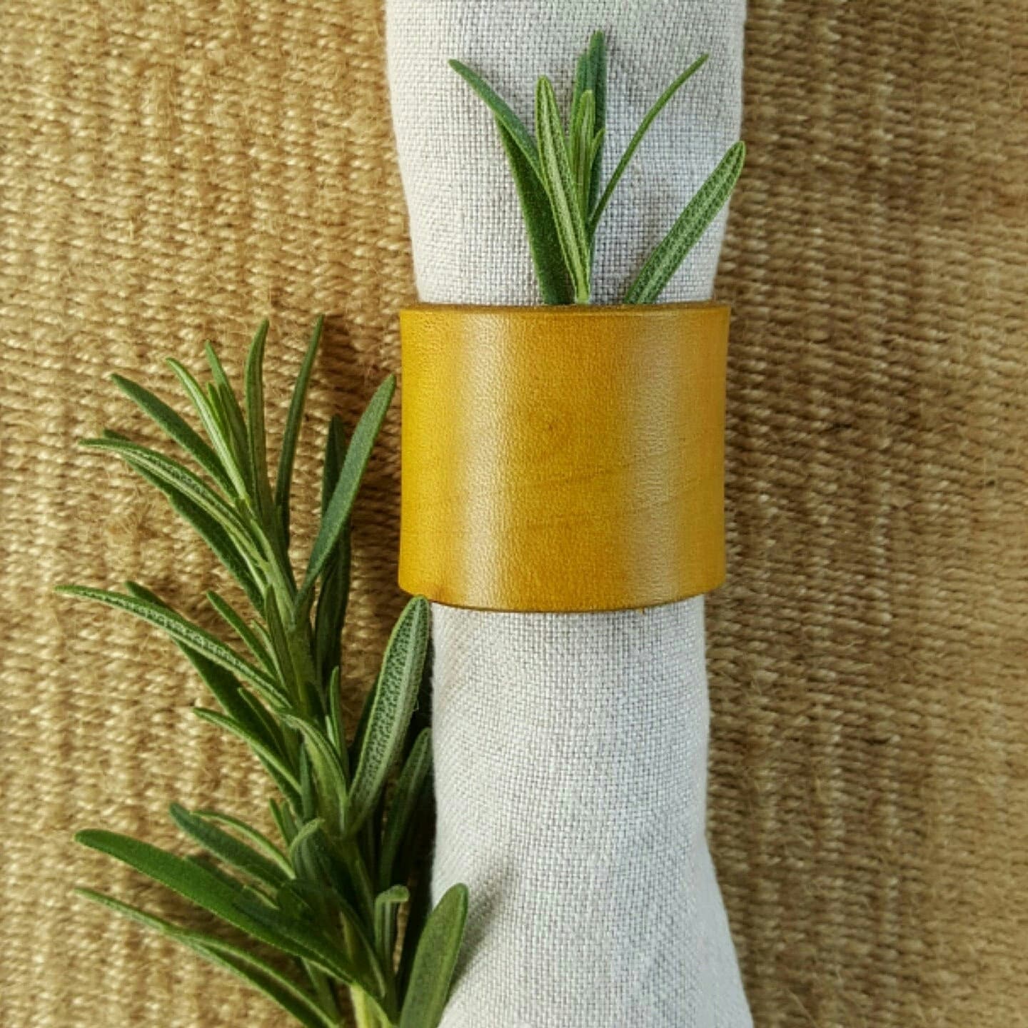 Red Leather Napkin Rings Canada Day Dining Accessories Alfresco Dining Handmade Housewarming or Hostess Gift New Homeowner Gift Idea