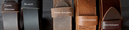 Belt & Buckle Set For Jean Unisex Bronze Wood Grain Gift Hand Forged Stainless Steel Buckle For 1-1/2" Leather Belt Choose your Colour