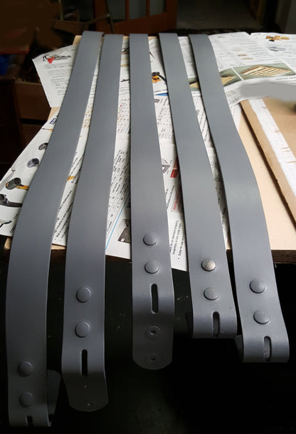 Grey Belt, 1-3/4" INCH Leather Belt for Jeans INTERCHANGEABLE Belt with Snaps, Custom Cut Leather Belts, Hand Dyed & Cut to Your Waist Size