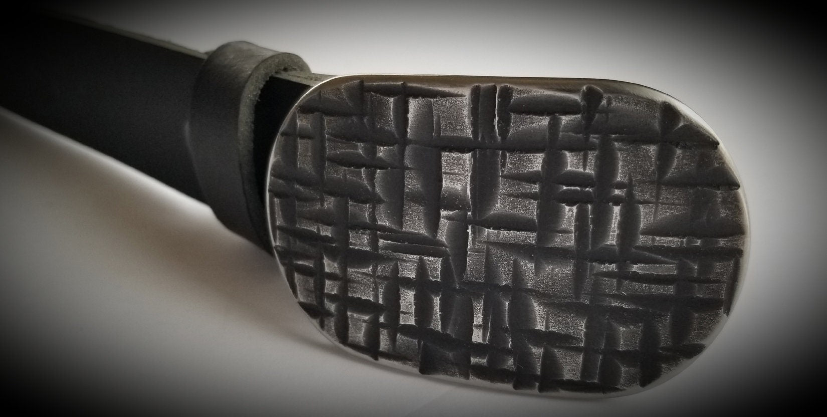 Belt and Buckle Set for Blue Jeans, Hypoallergenic Accessories, Hand Forged, Stainless Steel, Buckle For 1-1/2" Leather Belt, Gifts for Him