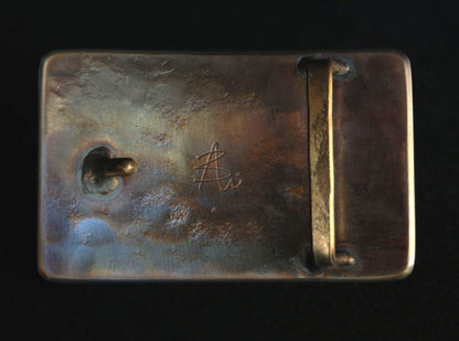 Belt Buckle for SUIT SUNSHINE Sun Buckle Stainless Steel Buckle Hand Forged HYPOALLERGENIC Belt Buckle Fits 1-1/4" Leather Belt Unisex Gift