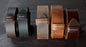 Interchangeable Unisex Belt with Snaps Custom Black Bridle Leather Belt or Oiled Buffalo Leather Belt 1.25" for Suits or 1.5" for Jeans