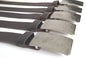 Cattle Brand Buckle & Belt Set, Your Choice of Belt Colour, Hand Forged Buckle w/ Leather Belt and Burlap or Velvet Gift Bag