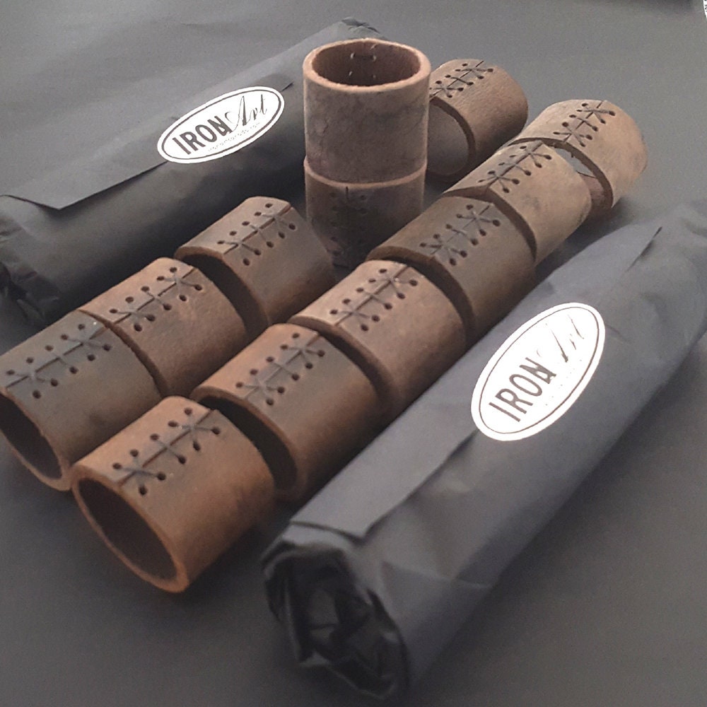 Dark Brown Leather Napkin Rings, Hand Stitched Lace, Intimate Dining, Leather Anniversary, Dining Accessories, Wedding Table, Table Decor