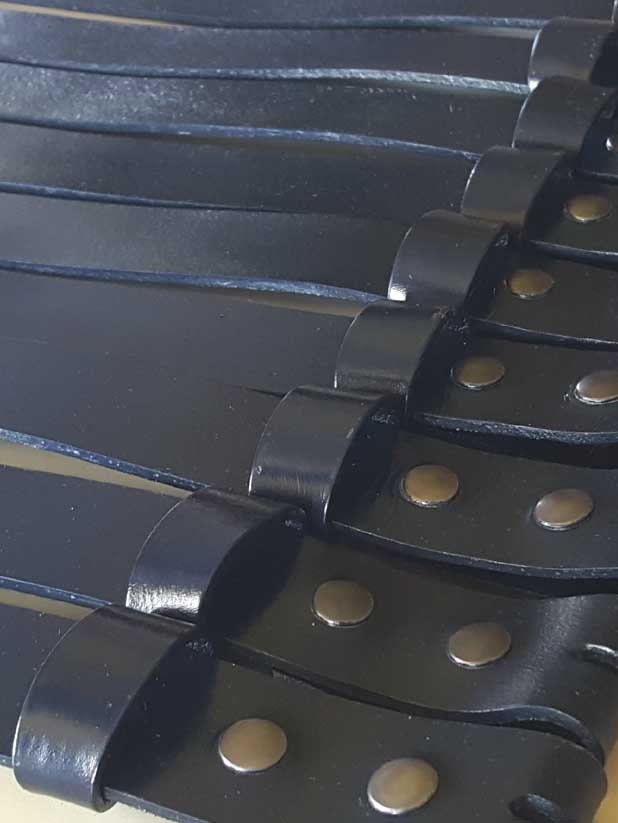 Hand Dyed Leather Belt Variety of Colors Belts with Snaps Coloured Belts Belt for Jeans Belt for Suit Belt for Golf Belt & Buckle Set