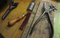 2" Wide Leather Belt with Decorative Stitching Unisex Interchangeable Belt with Snaps Custom Leather Belt Cut to Waist Size