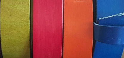 Belt for Women No Buckle Belt Guitar Player Belt Buckle Less Belt Coat Belt Custom Cut Leather Belt Variety of Colours Made in Canada