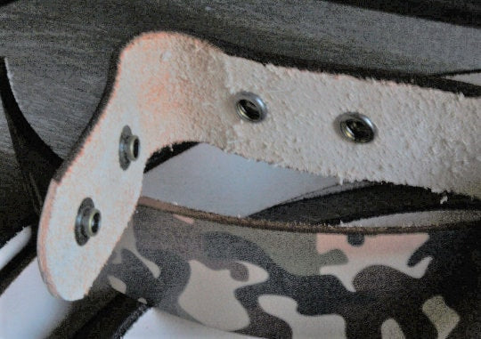CAMO Belt Set Camouflage Belt & Buckle Hunting Gear Unisex Leather Belt and Buckle Custom Camo Set Unisex Hunting Belt and Buckle Set