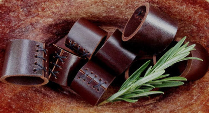 Leather Napkin Ring, Chartreuse, Purple, Orange, Sand, Casual Dining ~ Alfresco ~ Housewarming ~ Hostess Gift ~ Home Decor ~ Christmas Gift
