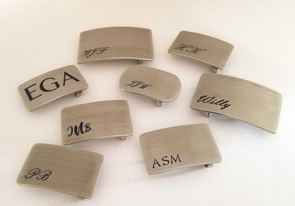 Sale, Monogrammed Belt Buckle, 62.00 Dollars if Any Of These Monogrammed BUCKLES Have Your Initials, Unisex Gifts, Personalized Buckle, SALE