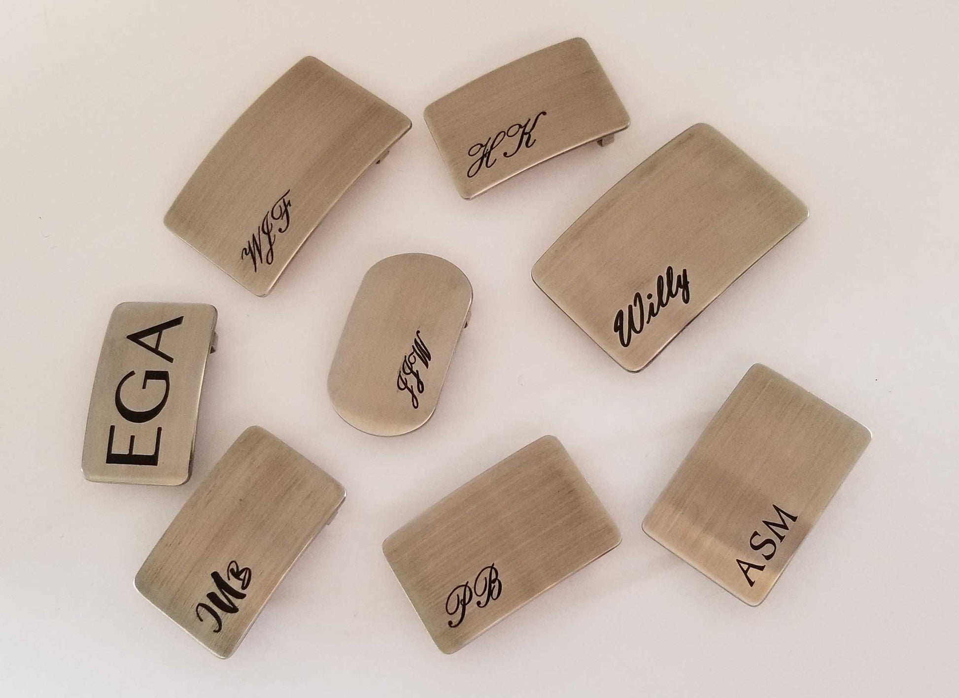 Sale, Monogrammed Belt Buckle, 62.00 Dollars if Any Of These Monogrammed BUCKLES Have Your Initials, Unisex Gifts, Personalized Buckle, SALE