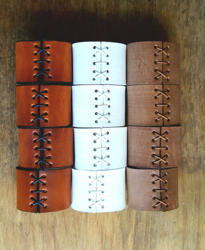 4 Napkin Rings Leather Rings Chartreuse Purple Orange Sand Casual Dining Alfresco Table Accessories Housewarming Hostess Gift Home Decor