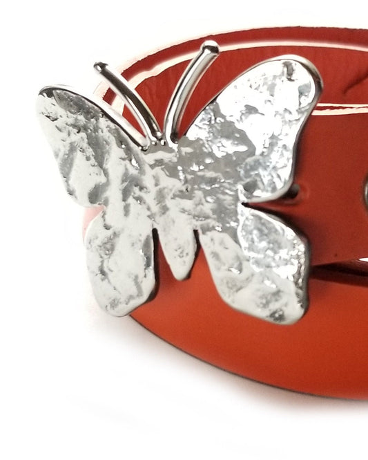 Belt Buckle, Butterfly Buckle, Orange Belt, Butterfly Accessories for Women, Gifts for Her, Christmas Gift for Butterfly Lovers, Butterflies
