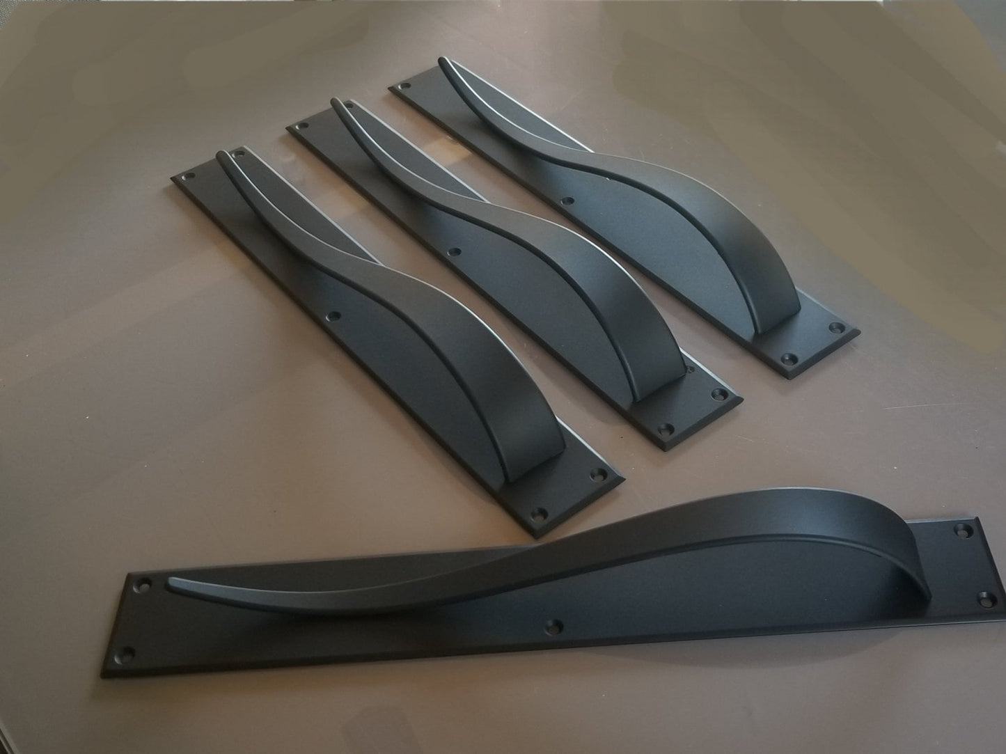 Door Handle Entry Door Hardware Door Pull Hand Forged Door Pull Black Door Pull Bronze Door Pull Exterior Door Hardware Barn Door Pull