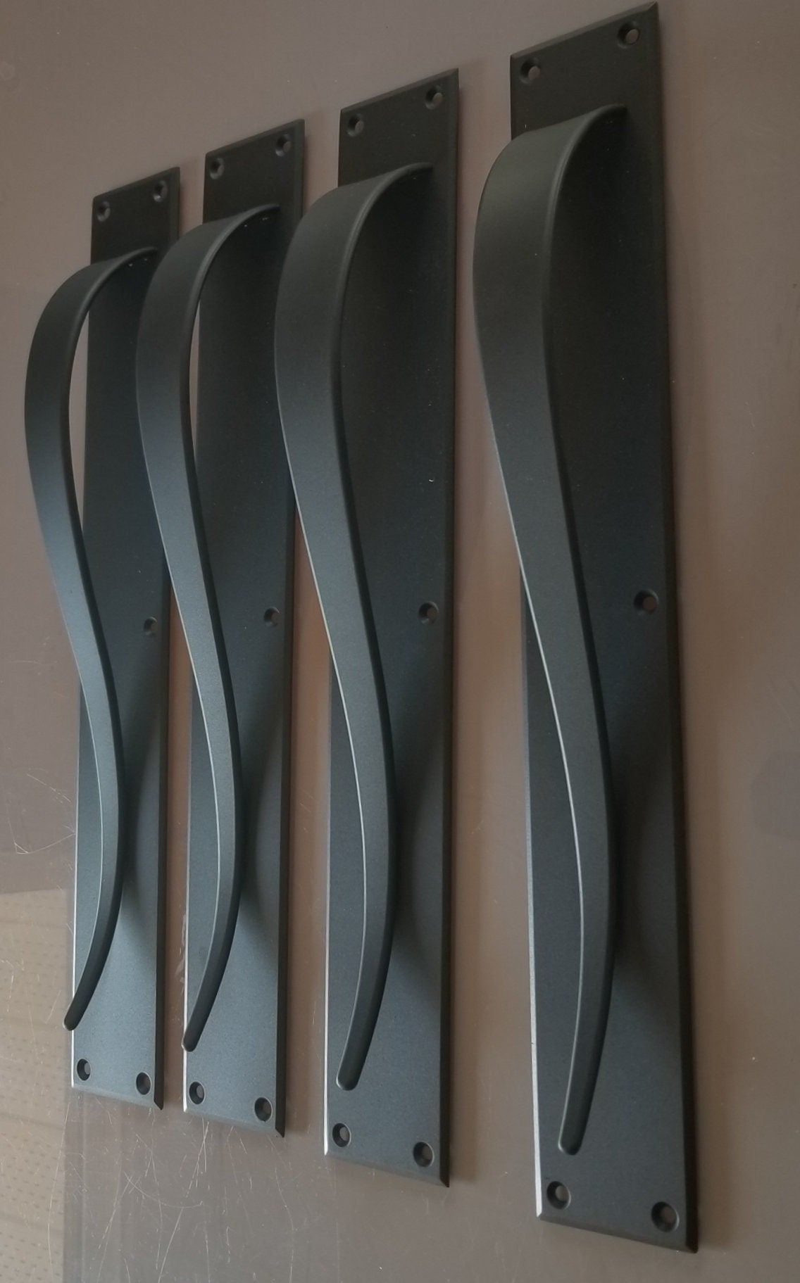 Door Hardware Door Pull Hand Forged Door Pull Black Door Pull Bronze Door Pull Black Exterior Door Pull Barn Door Pull Hardware Silver Pull