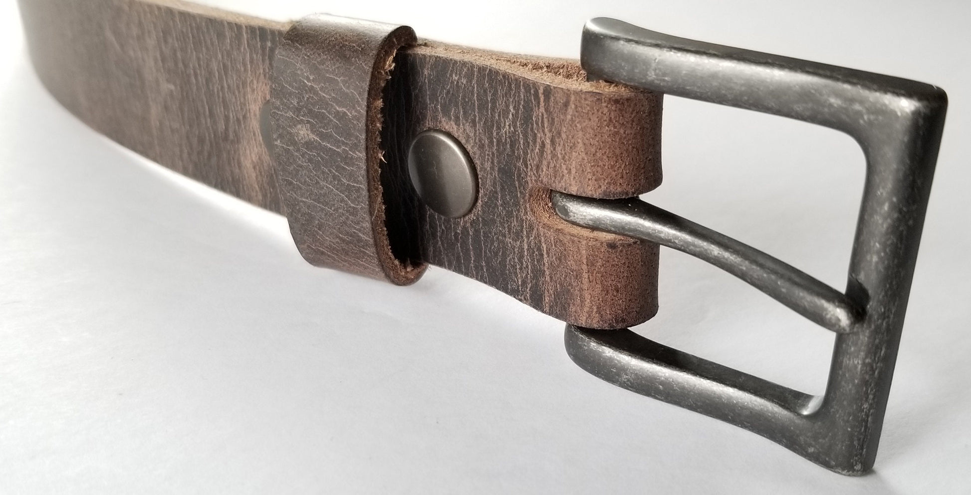 Ladies Fawn Leather Belt & Simple Buckle Fawn Belt w/ Antique Silver Buckle, Work Gear, Belt for Jean, Belt for Suit, Gift for Guys or Gals
