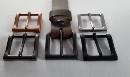 Ladies Fawn Leather Belt & Simple Buckle Fawn Belt w/ Antique Silver Buckle, Work Gear, Belt for Jean, Belt for Suit, Gift for Guys or Gals