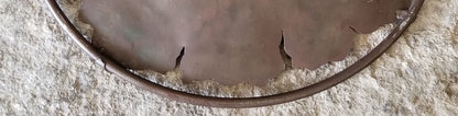 Serving Tray Rustic Metal Leaf Canadiana on Display w/ Stand Made in Canada Bronze Cottage Gift, Housewarming Gift Hostess Gift